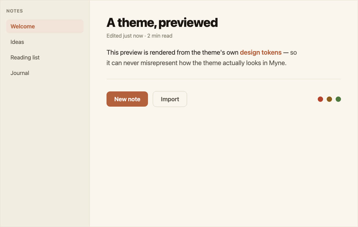 Warm Paper preview